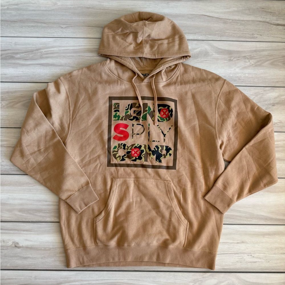 LGND Supply Company Camo Hoodie Tan 2XL NWT